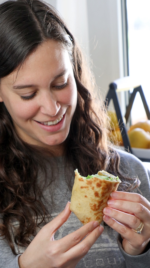 Proteinreiche Wraps